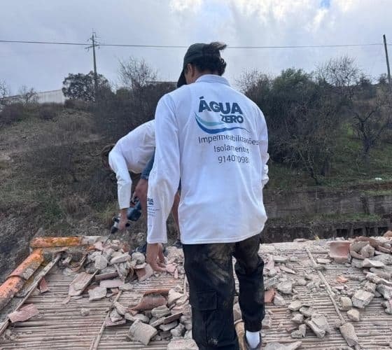 Reparo de infiltracao da Agua Zero